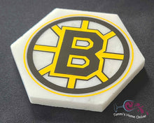 Load image into Gallery viewer, Boston Bruins - Hockey Team - Marble Coaster
