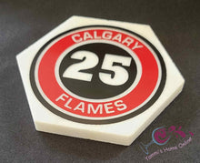 Load image into Gallery viewer, Calgary Flames Hockey #25 - Jacob Markstrom - Marble Coaster
