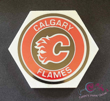 Load image into Gallery viewer, Calgary Flames - Hockey Team - Marble Coaster
