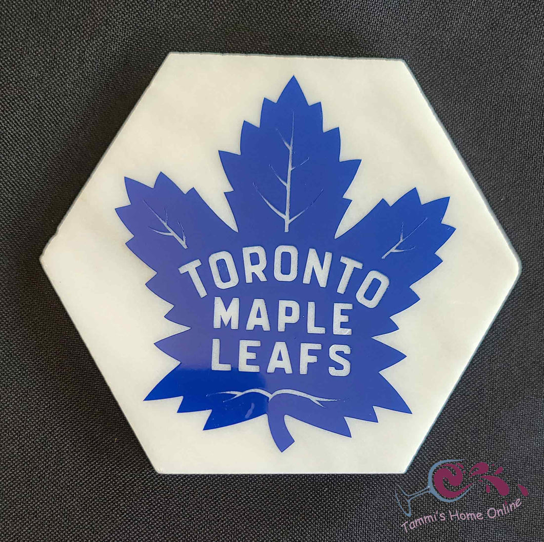 Toronto Maple Leafs - Hockey Team - Marble Coaster