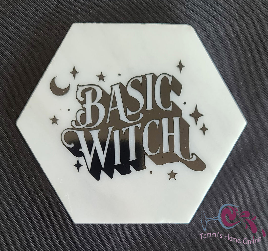 Basic Witch - Marble Coaster