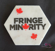 Load image into Gallery viewer, Fringe Minority - Marble Coaster
