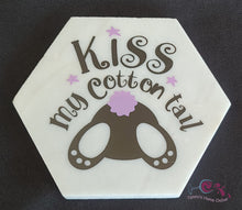Load image into Gallery viewer, Kiss My Cotton Tail - Marble Coaster
