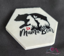 Load image into Gallery viewer, Mama Bear - Marble Coaster
