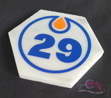 Load image into Gallery viewer, Edmonton Oilers Hockey #29 - Leon Draisaitl - Marble Coaster
