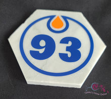 Load image into Gallery viewer, Edmonton Oilers Hockey #93 - Ryan Nugent-Hopkins - Marble Coaster
